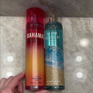 BRAND NEW! Bath & Body Works Bahamas & At The Beach FULL LARGE SIZE DUO SET!